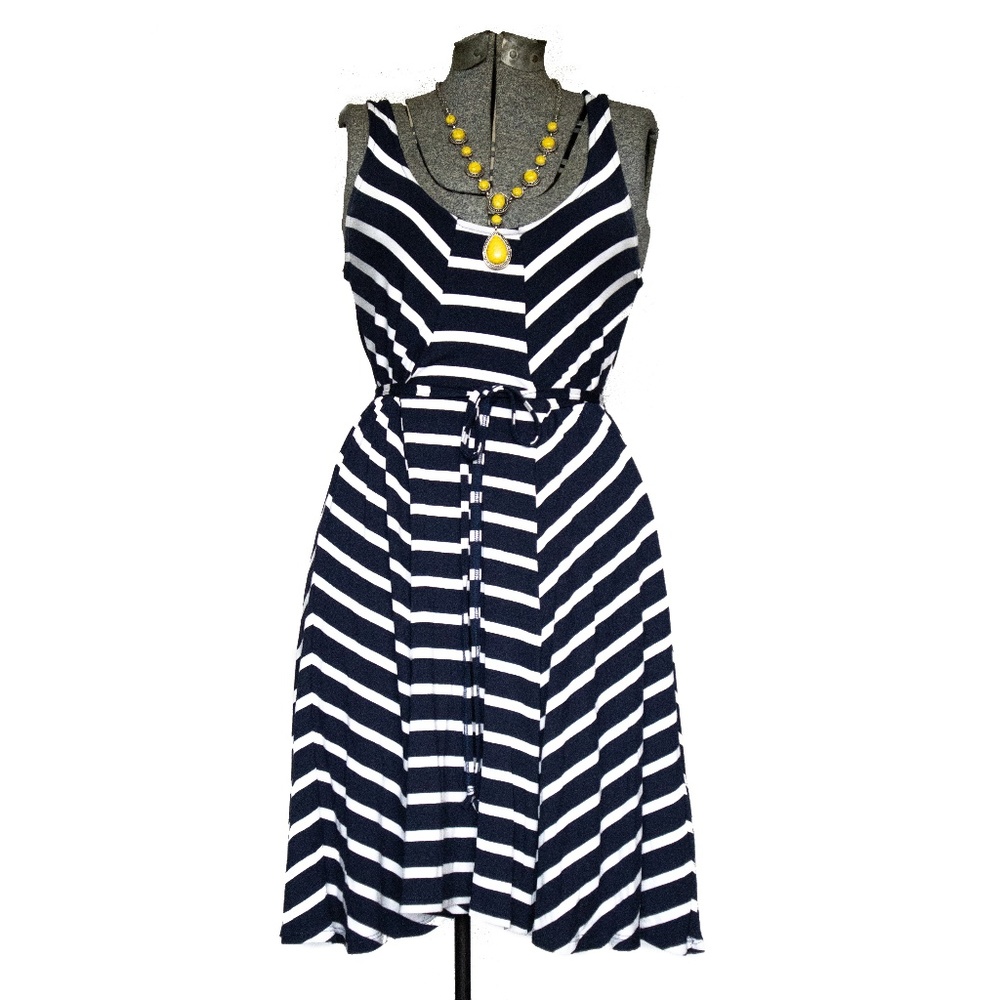 LAmade Navy Striped Summer Dress